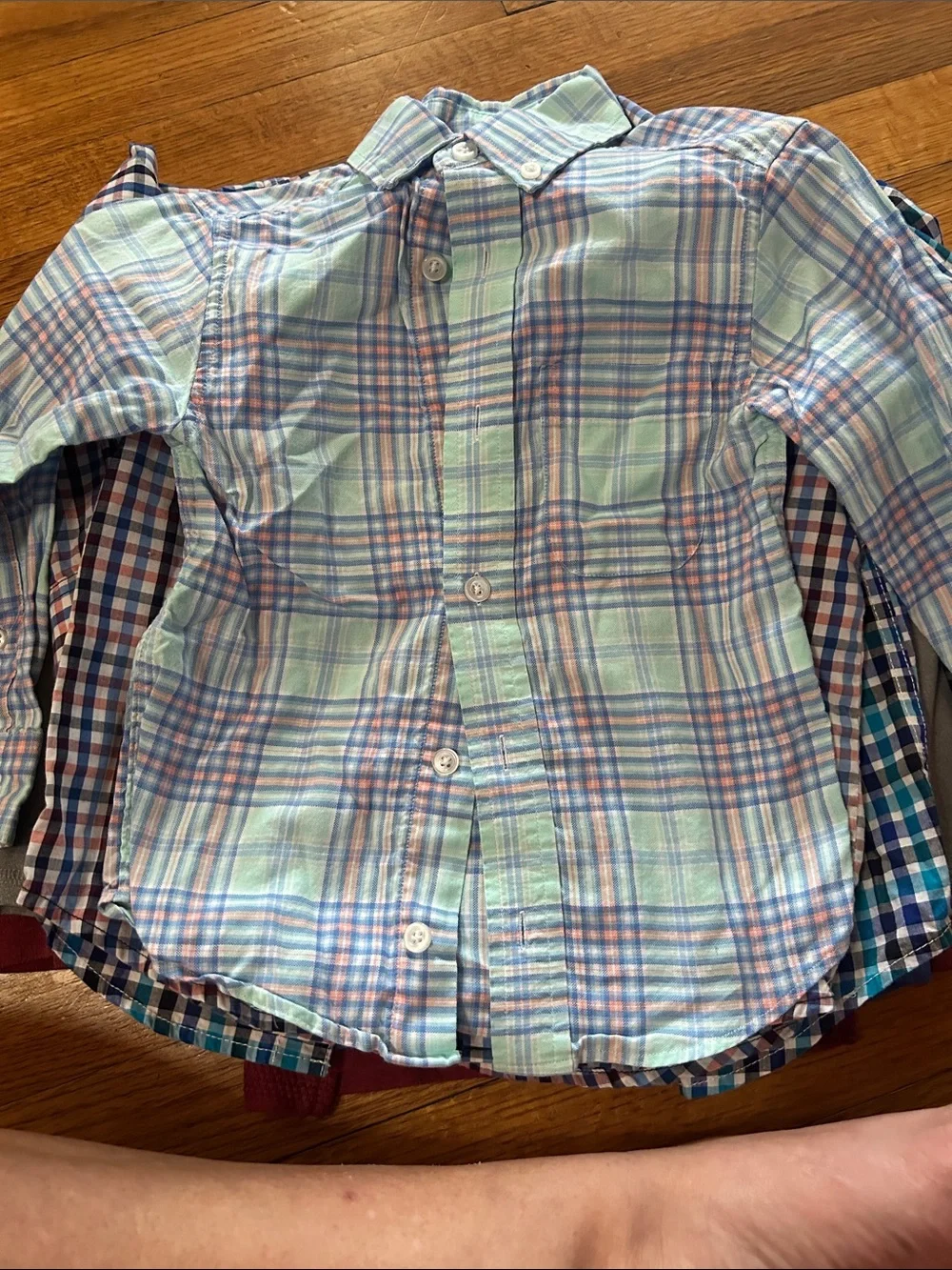 The Children's Place Boys Long-Sleeve Mix — Black, Blue, Gray, Red, Plaid